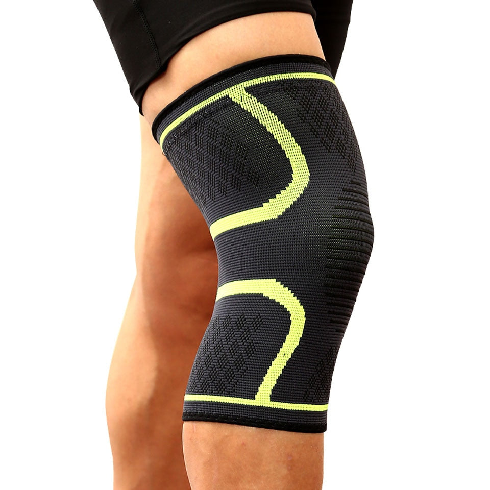 Knee Support Braces: Elastic Nylon Sport Compression Knee Pad Sleeve for Basketball Volleyball