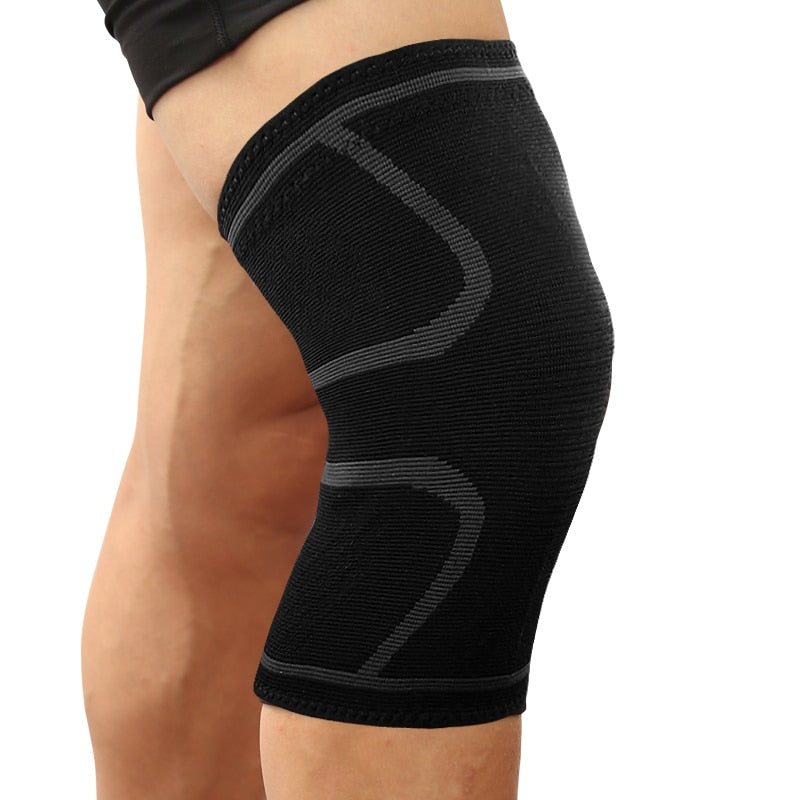 Knee Support Braces: Elastic Nylon Sport Compression Knee Pad Sleeve for Basketball Volleyball