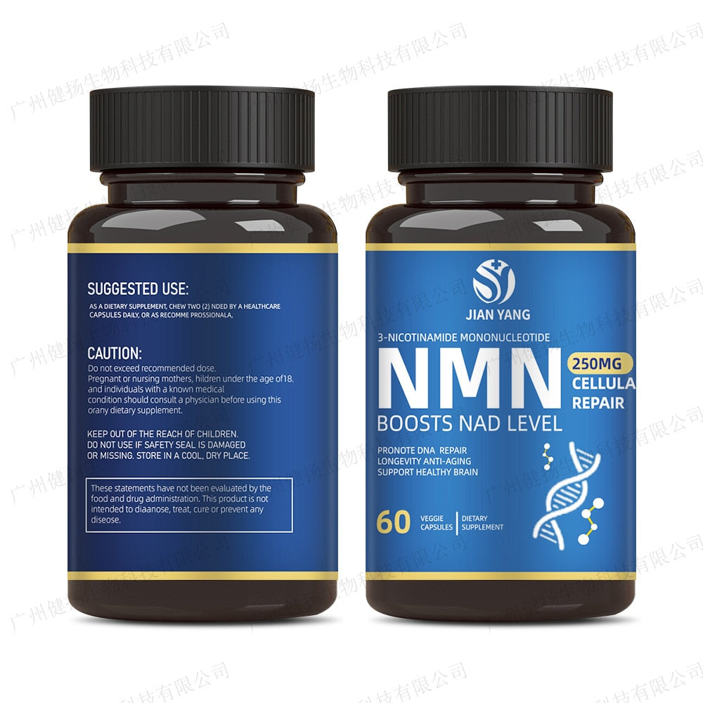 Pure NMN ( β- Nicotinamide Mononucleotide ) Promotes NAD+L Level to Support Healthy Aging