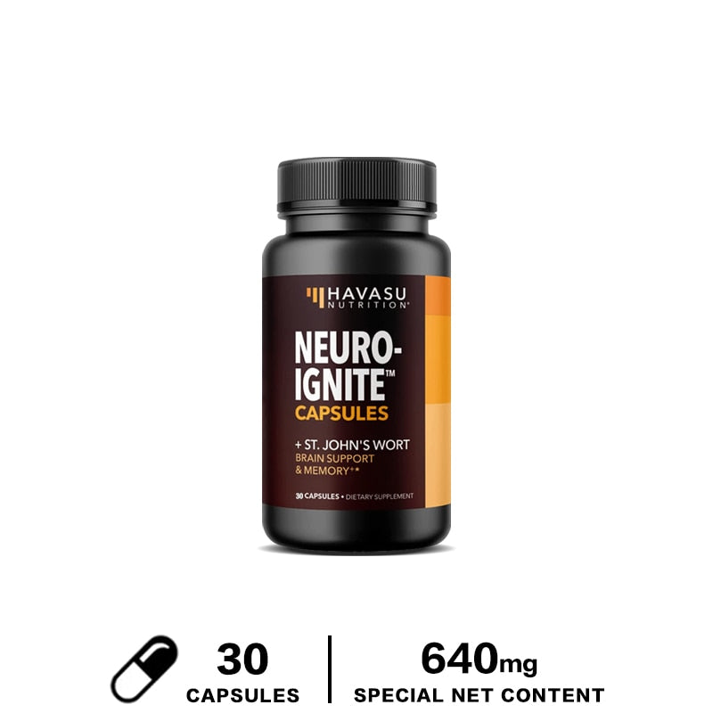 Enhances Concentration, Memory and Clarity, Nutrients for Boosting Brain Energy