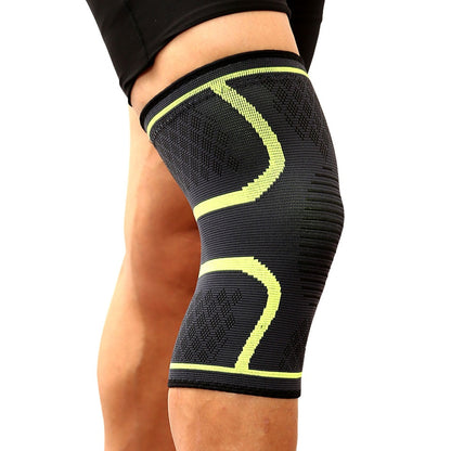 Knee Support Braces:  Elastic Nylon Sport Compression Knee Pad Sleeve for Basketball Volleyball