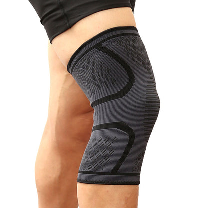 Knee Support Braces:  Elastic Nylon Sport Compression Knee Pad Sleeve for Basketball Volleyball