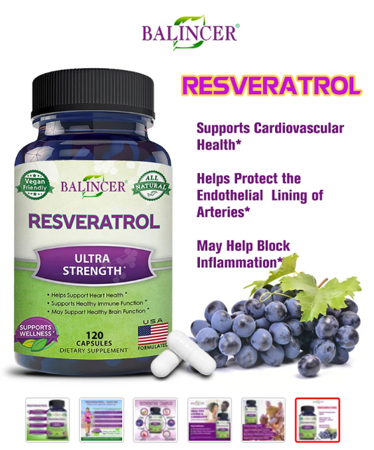 Ultra Strong Resveratol: Resist Aging, Give Your Body A Fighting Chance Against The Symptoms Of Aging