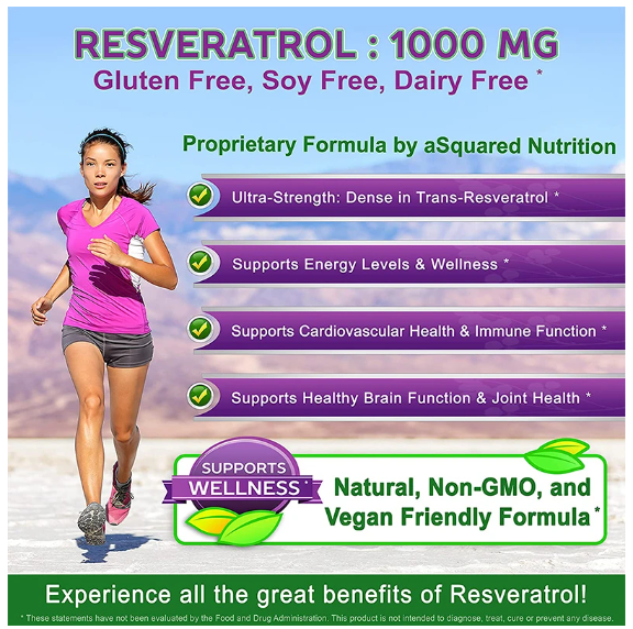 Ultra Strong Resveratol: Resist Aging, Give Your Body A Fighting Chance Against The Symptoms Of Aging