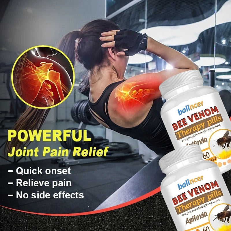 Natural Bee Venom Extract - Joint Pain, Arthritis, Tendonitis, Herniated Disc, Anti-Aging, Anti-Inflammatory, Free Shipping