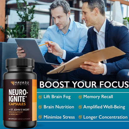 Enhances Concentration, Memory and Clarity, Nutrients for Boosting Brain Energy