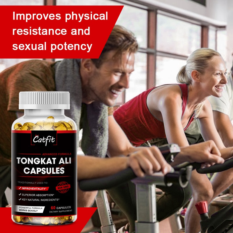 Powerful Tongkat Ali Capsules: Anti-Fatigue, Kidney Health And Energy Supplement For Men