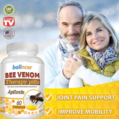 Natural Bee Venom Extract - Joint Pain, Arthritis, Tendonitis, Herniated Disc, Anti-Aging, Anti-Inflammatory, Free Shipping