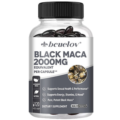 Maca Extract Capsules, Supplement for Men and Women, Enhance Energy, Improve Libido.