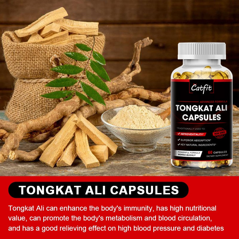 Tongkat Ali Capsules Anti-fatigue, Energy Supplement For Men