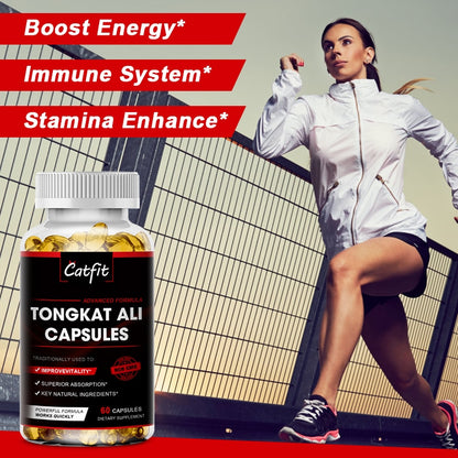 Powerful Tongkat Ali Capsules: Anti-Fatigue, Kidney Health And Energy Supplement For Men