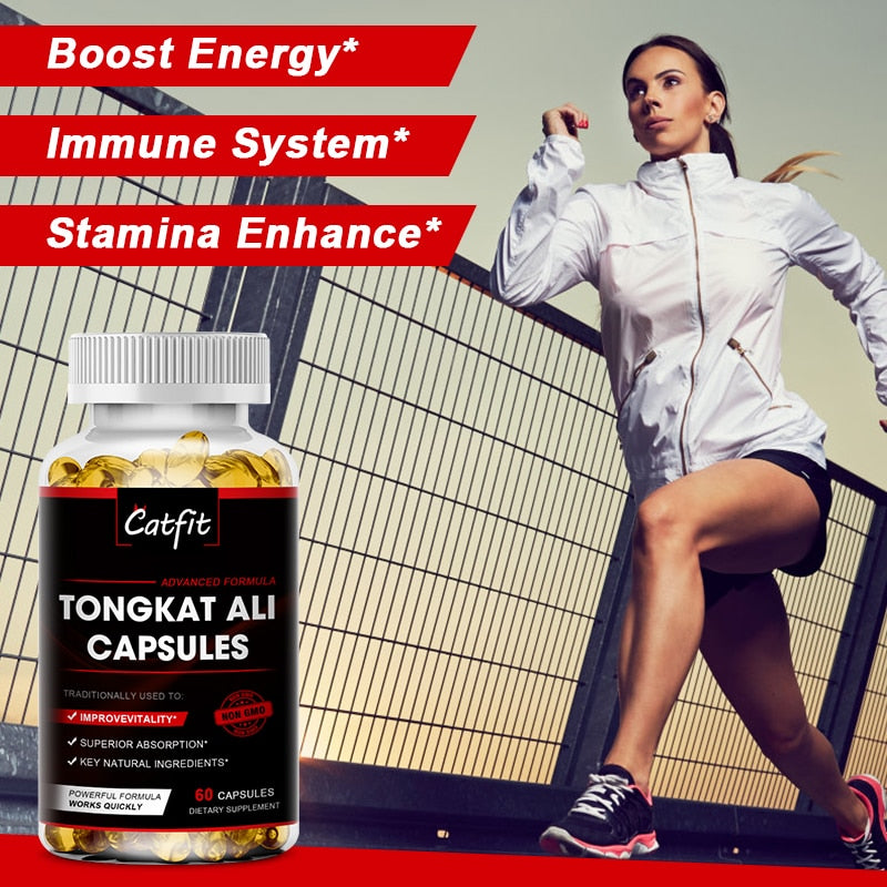 Tongkat Ali Capsules Anti-fatigue, Energy Supplement For Men