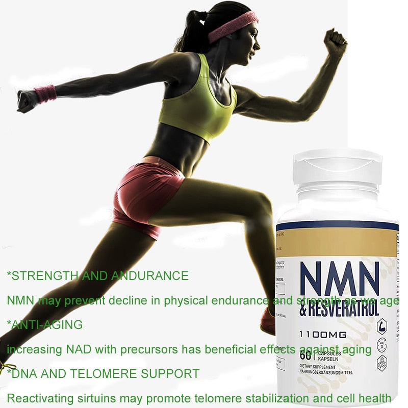 2 Bottle nicotinamide mononucleotide capsule Combo: supports cell repair growth reduces wrinkles increases skin elasticity