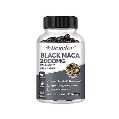 Maca Extract Capsules, Supplement for Men and Women, Enhance Energy, Improve Libido.