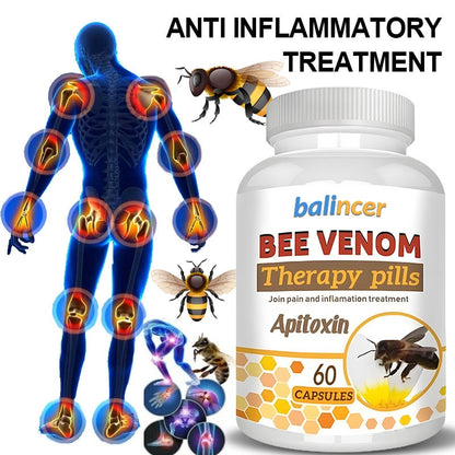 Natural Bee Venom Extract - Joint Pain, Arthritis, Tendonitis, Herniated Disc, Anti-Aging, Anti-Inflammatory, Free Shipping