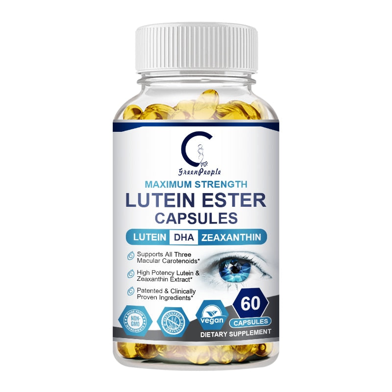 Strong Lutein Eye Care Capsules: Eye Protection, Retinal Relieve And Anti-Myopia Supplement