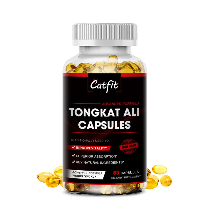 Powerful Tongkat Ali Capsules: Anti-Fatigue, Kidney Health And Energy Supplement For Men