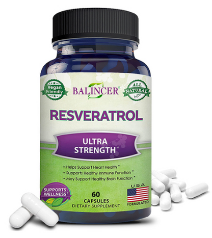 Ultra Strong Resveratol: Resist Aging, Give Your Body A Fighting Chance Against The Symptoms Of Aging