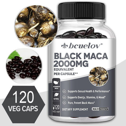 Maca Extract Capsules, Supplement for Men and Women, Enhance Energy, Improve Libido.