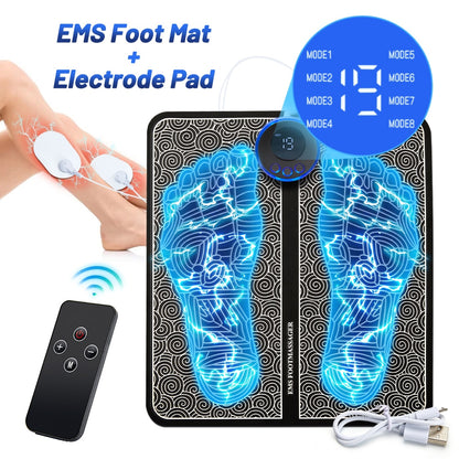 Introducing our EMS Foot Massager Pad: Your Portable Solution for Ultimate Foot Relaxation and Pain Relief